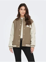 Beige Women's Bomber ONLY Silja - Women