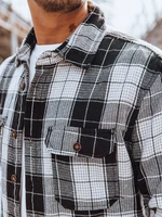 Men's Black Flannel Dstreet Shirt