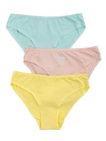 Women's cotton panties, 3 pcs.