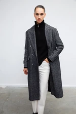 VATKALI Herringbone oversize coat