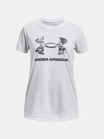 Under Armour T-Shirt UA Tech Print BL SSC-WHT - Girls