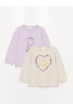 LC Waikiki Crew Neck Long Sleeved Baby Girl T-Shirt 2-pack.