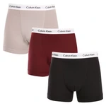 3PACK men's boxers Calvin Klein multicolor