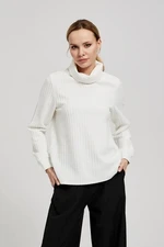 Wide turtleneck sweatshirt