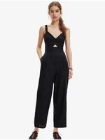 Women's black jumpsuit Desigual Sandall