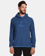 Dark blue Men's fleece hooded sweatshirt Kilpi FLOND-M