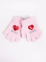 Yoclub Kids's Gloves RED-0099G-AA50-007