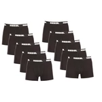 Set of ten men's boxer shorts in black Nedeto Rebel
