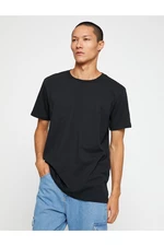 Koton Basic T-shirt. Slim Fit Crew Neck Short Sleeved Cotton.