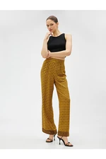 Koton Ethnic Pattern Wide Leg Pants