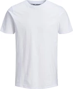 Jack&Jones Pánske tričko JJEORGANIC BASIC Slim Fit 12156101 White XL