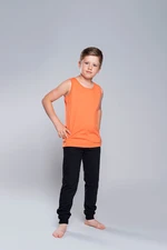 Tytus T-shirt for boys with wide straps - orange