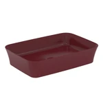 Bordowa ceramiczna umywalka 55x38 cm Ipalyss – Ideal Standard