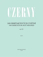 Carl Czerny 160 osmitaktových cvičení op. 821 Note