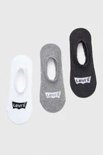 Ponožky Levi's 2-pack šedá barva