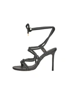 Tommy Hilfiger Sandals - HIGH HEEL STRAPPY SANDAL black