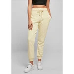 Women's Organic High-Waisted Sweatpants Soft Yellow