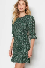 Trendyol Green Back Detail Woven Woven Dress