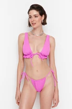 Dámský bikinový top Trendyol Fuchsia