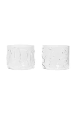 Sada skleniček ferm LIVING Doodle Glasses 200 ml 2-pack