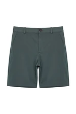 Trendyol Green Slim Fit Gabardine Woven Shorts & Bermuda