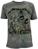 Metallica Tričko And Justice For All Grey M