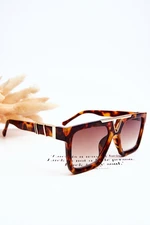 Women's Sunglasses V130037 Leopard Brown