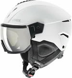 UVEX Instinct Visor White Mat 56-58 cm Casco de esquí