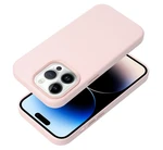 Ochranný kožený kryt Mag Cover pro Apple iPhone 14 Pro Max, světle růžová