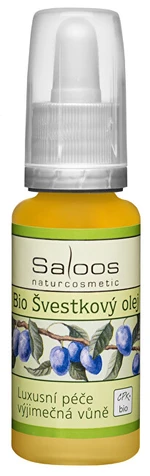 SALOOS Bio slivkový olej lisovaný za studena 20 ml