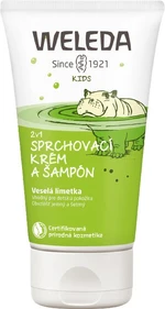 WELEDA 2 v 1 Sprchovací krém a šampón Veselá limetka 150 ml