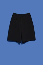 WOMEN'S SHORTS L-SH-4017 BLACK