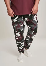 Camo Cargo Jogging Pants 2.0 Wine Camo