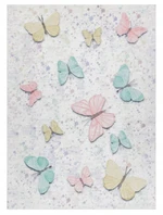 Dětský kusový koberec Bambino 1610 Butterflies cream-160x220