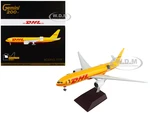 Boeing 777F Commercial Aircraft "DHL" Yellow "Gemini 200 - Interactive" Series 1/200 Diecast Model Airplane by GeminiJets