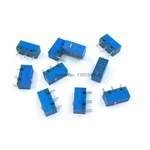 Free Shipping 10Pcs~1Pcs New HUANO Blue Shell Pink dot Mouse Micro Switch Button 80 Million Life Computer mouse maintenance