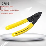 CFS-3 Miller Fiber Stripping Pliers FTTH Cold Crimping Tool Three Hole Stripper Fiber Covered Wire Cable Stripping