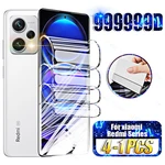 4-1 Pcs Hydrogel Film on For Xiaomi Redmi Note 12 11 10 9 8 Pro Plus T 10a 10c 9a 9c 9t Screen Protectors Soft Film No Glass 5G