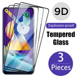 3PCS Full Screen Coverage Glass for Realme C3 (3 Camera) C2 C11 C15 C17 Phone Protective Film for Realme X7 Pro