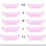 5 Sizes Silicone Eyelash Perm Pads Rods For Lash Lift Silicone Eyelash Perming Curler Lift Pads For Eyelashes Makeup Beauty Tool