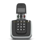 D0UA Cordless Phone with Low Radiation, CallerID/Call Waiting Number Storage Multiple Languages for Large Homes and Offices