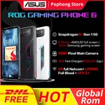 Global ROM ASUS ROG Phone 6 Gaming MobilePhone 6.78 inch 165Hz AMOLED Snapdragon 8+ Gen 1 OctaCore 65W FastCharge Android 12 NFC