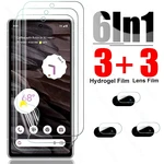 6 In 1 Soft Hydrogel Film Screen Protector For Google Pixel 7a 5G Camera Glass Googe Gogle Pixel7a Pixle 7a 7 a a7 5G 2023 6.1"