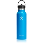 Hydro Flask Standard Mouth Straw Cap termofľaša farba Blue 621 ml