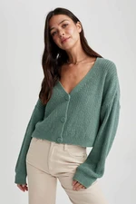 DEFACTO Regular Fit V-Neck Knitwear Cardigan