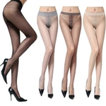 Sexy Women's Tights Summer Nylon Breathable High Elastic Black Pantyhose for Ladies Female Hosiery Seamless Skinny Silk Tights