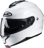 HJC C91N Solid Pearl White XL Casco