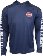 Penn Tee Shirt Pro Hooded Jersey Marine Blue S