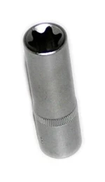 Nástrčné hlavice TORX E 3/8", prodloužené 63 mm, různé rozměry - ASTA Profil: Torx, Velikost čtyřhranu: 3/8", Velikost: E8