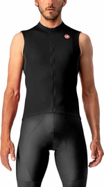 Castelli Entrata Vi Sleeveless Black/Dark Gray-Ivory M Maillot de ciclismo